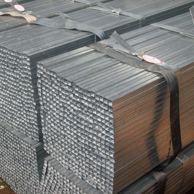 Hot Dip Q345 Kotak Baja Galvanis Bagian 100x100 Pipa Persegi Gal