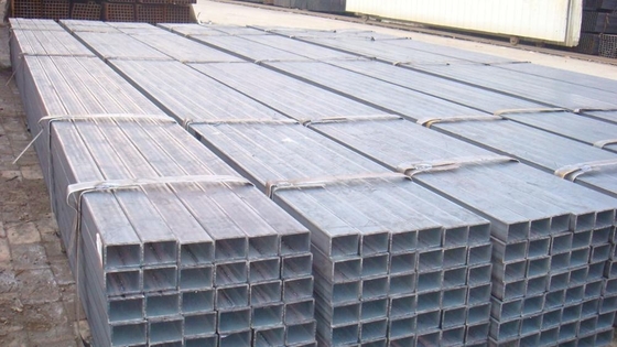 2x2 14 Gauge Galvanized Square Tubing Panjang 12m Ms Rectangular Pipe ASTM