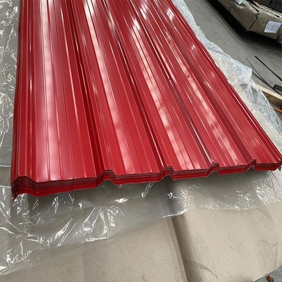 Blue DC02 Galvanized Corrugated Roofing Sheets 180g Panel Atap Galvanis