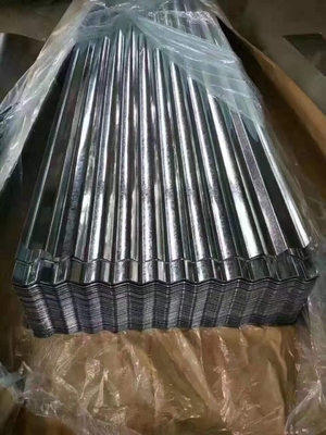 PPGI Galvanized Corrugated Metal Roofing 0.02mm DX51D ASTM