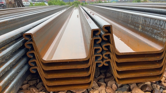 Steel Sheet Pile Tipe Z, Tipe U, Standar Eropa En10249 S355jr S355j0
