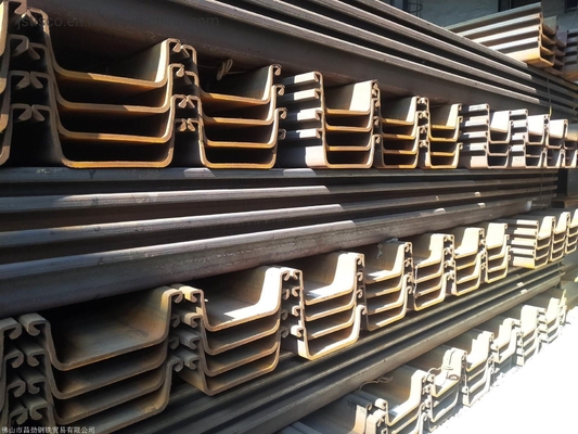 Hot Rolled U Type Steel Sheet Pile Untuk Konstruksi