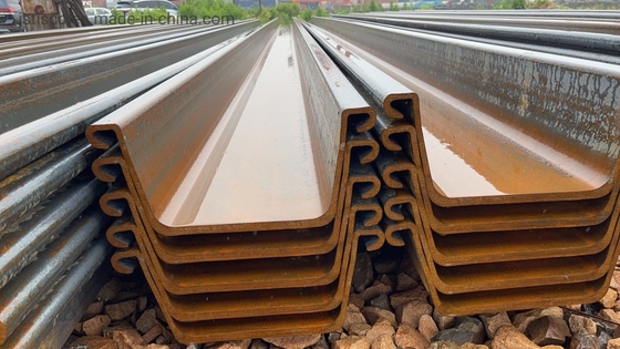 Hot Rolled U Type Steel Sheet Pile Untuk Konstruksi