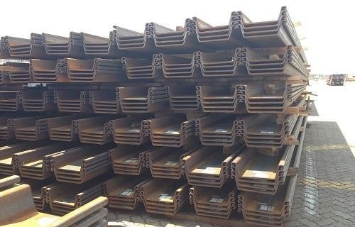 JIS 5528 Hot Rolled Steel Sheet Pile 1095 Pelat Baja 80m