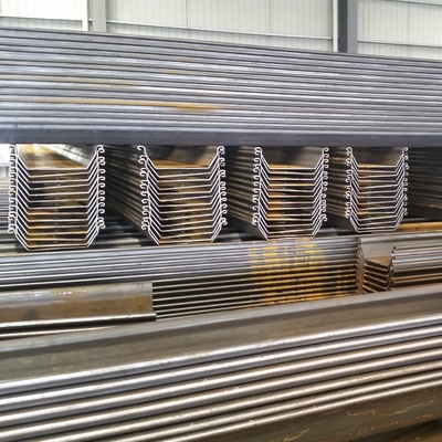 AISI Hot Rolled Steel Sheet Pile 5.5 Inch Untuk Profil Baja Konstruksi
