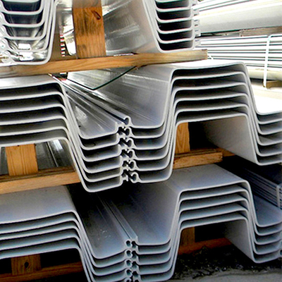 U Bentuk Astm A36 Pelat Baja Karbon SY295 Hot Rolled Sheet Piles